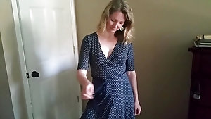 Stunning milf woman goes out of town to fuck hard